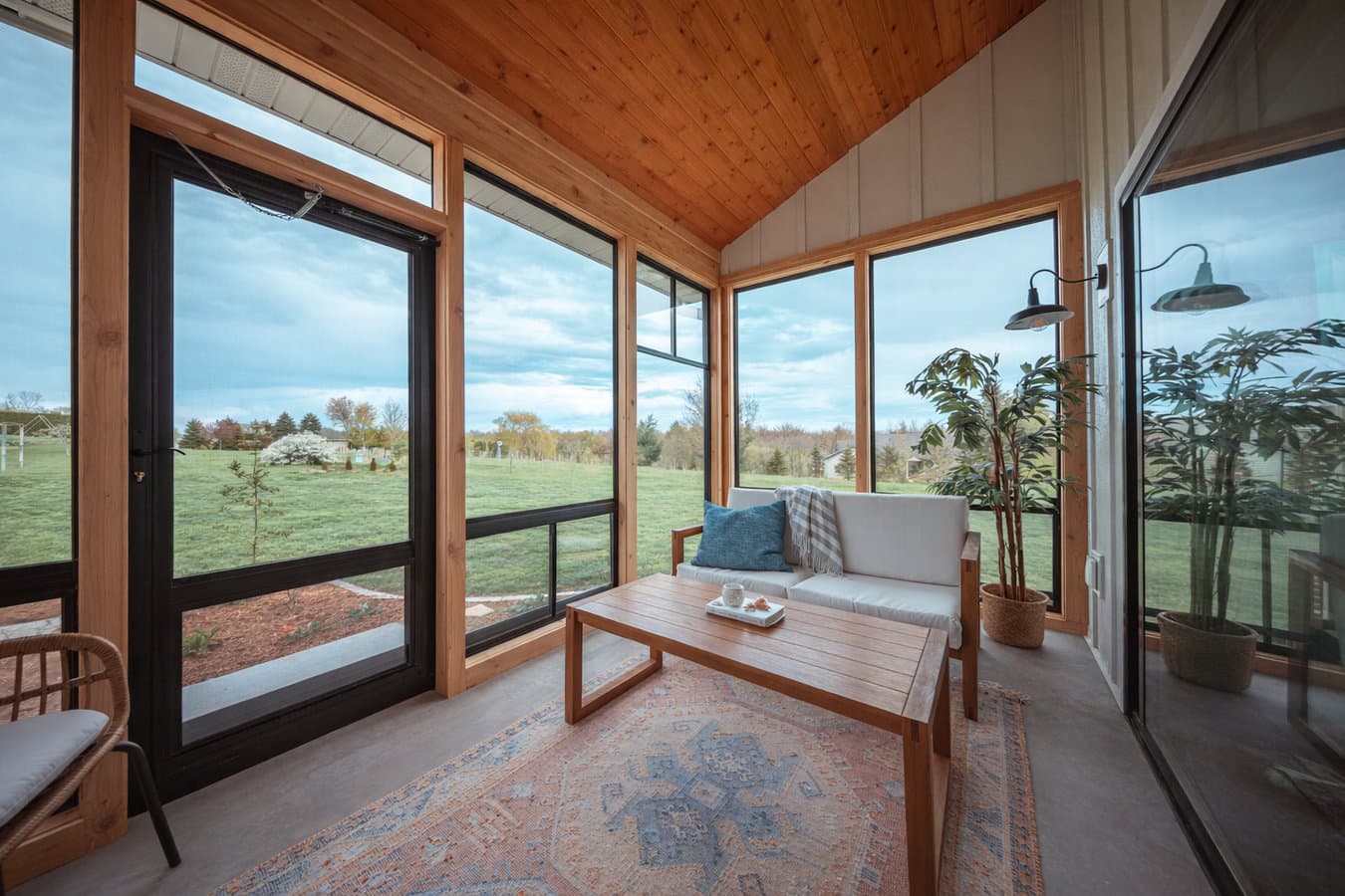 Patio-to-sunroom conversion in College Station, TX