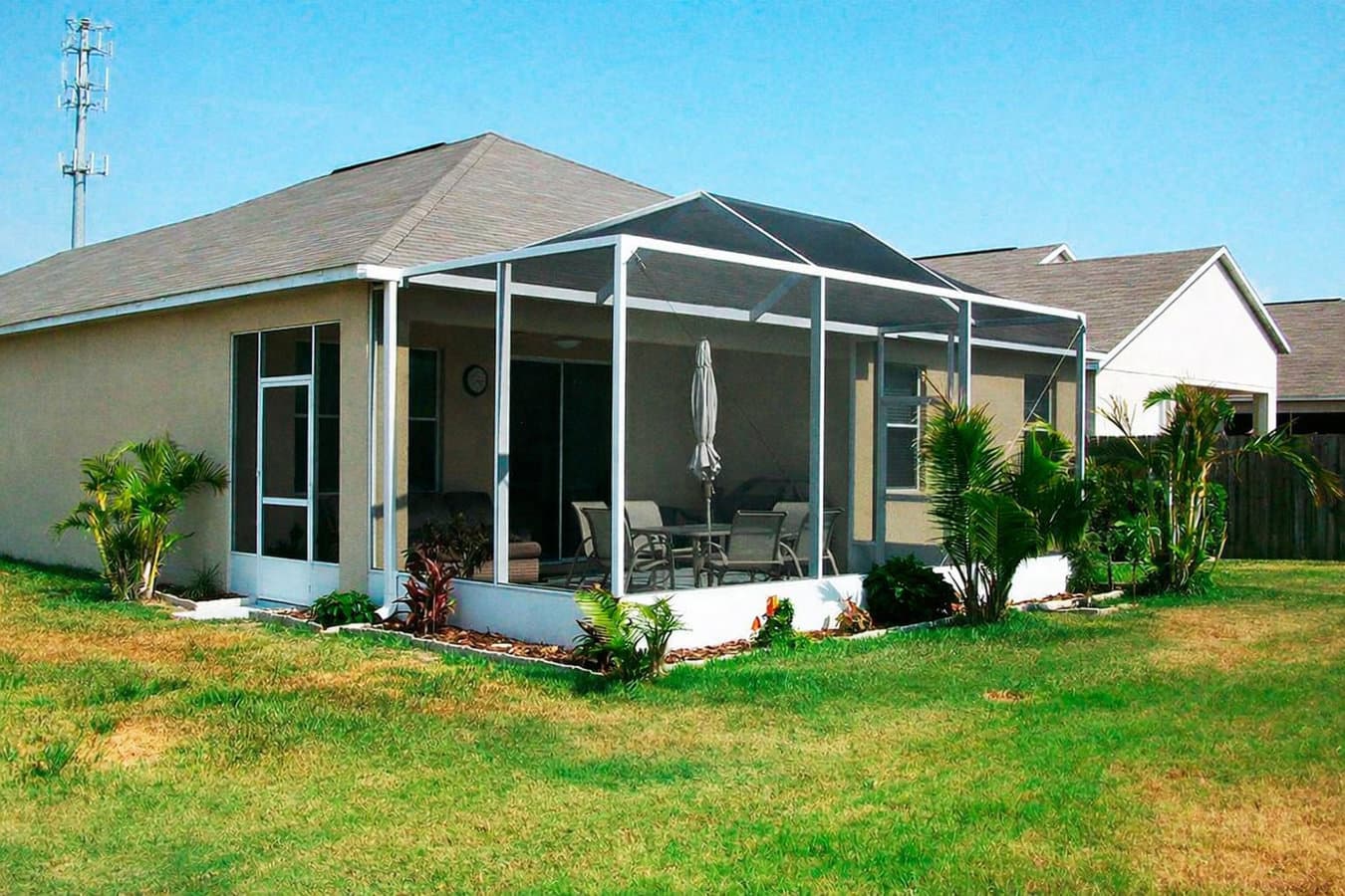 Screen room installation in College Station, TX